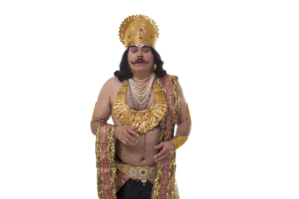 Hombre vestido como Raavan —  Fotos de Stock