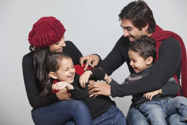 Familia feliz — Foto de Stock