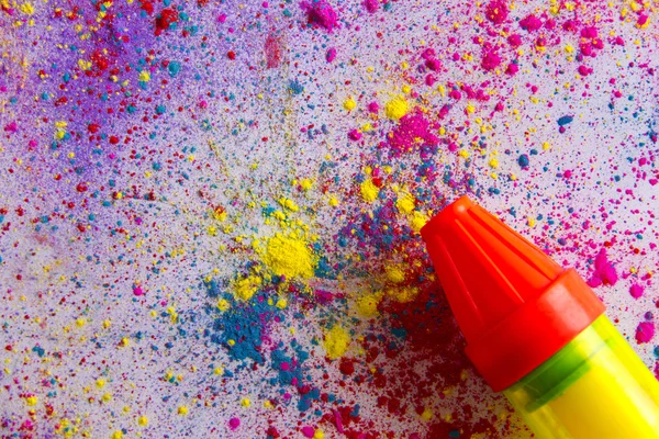 다채로운 분말 페인트 물 총 — 스톡 사진