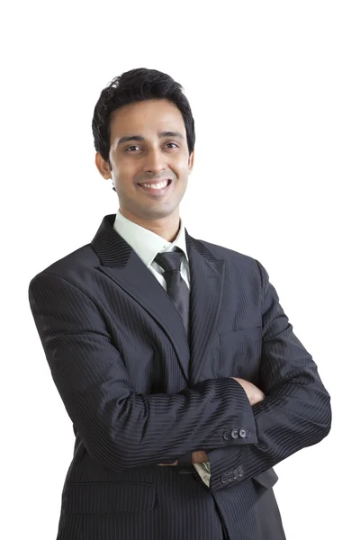 Business executive smiling — Stock Photo, Image