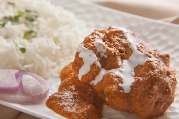 Pollo con mantequilla — Foto de Stock