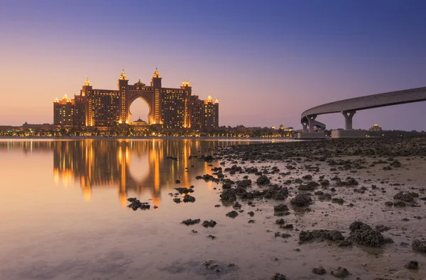 Atlantis Hotel em Palm Jumeirah, Dubai — Fotografia de Stock