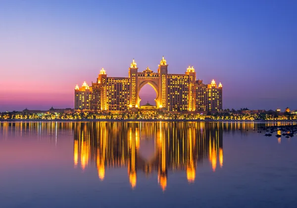 Atlantis Hotel in Palm Jumeirah, Dubai — Stockfoto