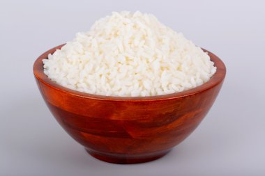 büyük beyaz pirinç bir kase