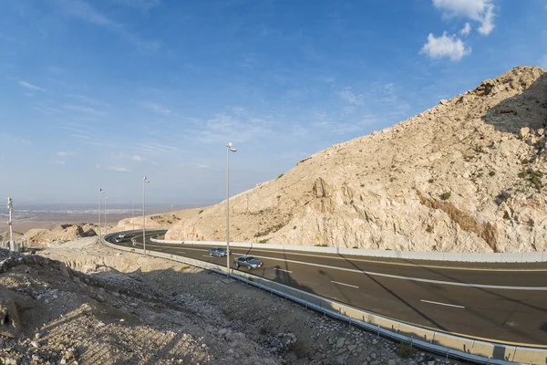 Jabel hafeet dağ yolu — Stok fotoğraf