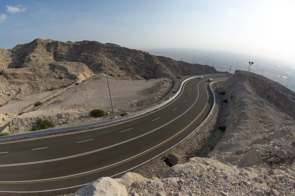 Jabel Hafeet strada di montagna — Foto Stock