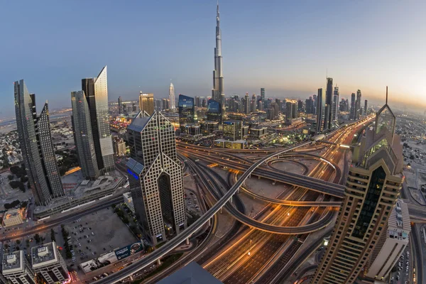 Skyline van Dubai — Stockfoto