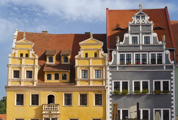 Casas Históricas en Meissen — Foto de Stock