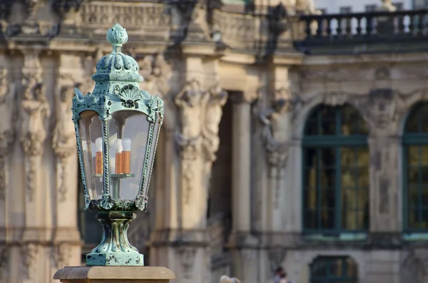 Lâmpada em Thhe Zwinger — Fotografia de Stock