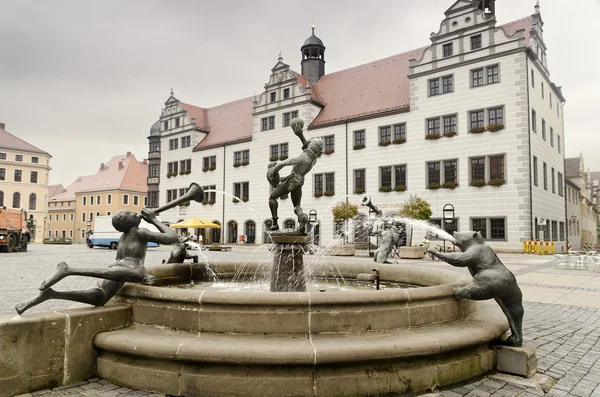 Torgau rynek — Zdjęcie stockowe