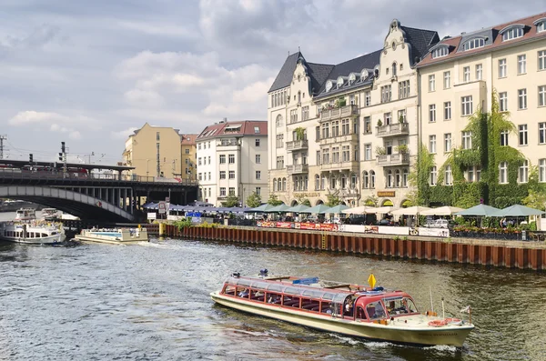 Floden Spree i Berlin — Stockfoto
