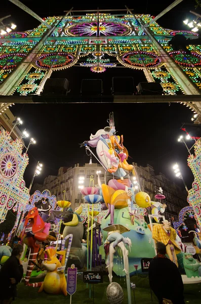 Falla Sueca-Literato Azorin — Stock Photo, Image