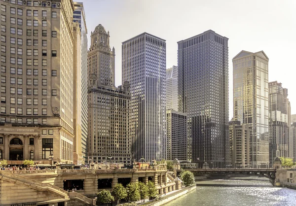 Východní wacker drive — Stock fotografie