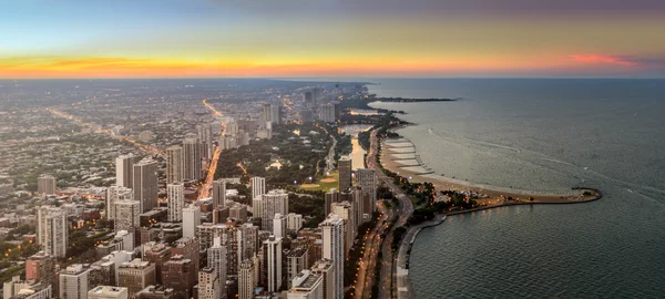 Panorama di Chicago Nord Foto Stock Royalty Free