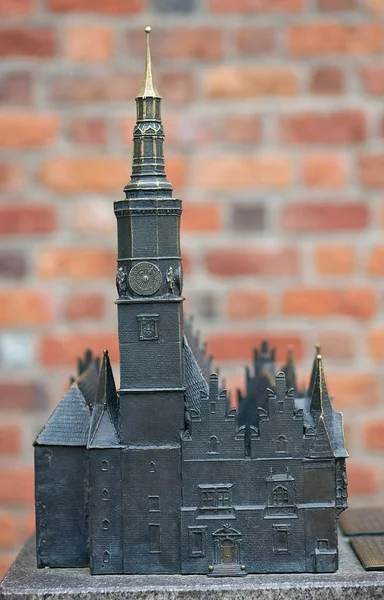Miniature of the city hall in Wroclaw, Poland — Stock Photo, Image