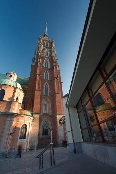 Cathedral in Wroclaw, Poland — Stock Photo, Image