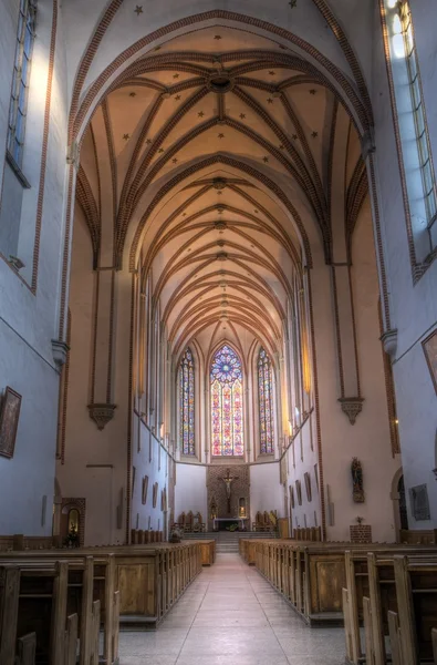 Gotycka katedra z Wrocław, Polska — Zdjęcie stockowe