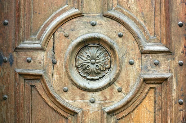 Wooden door detail — Stock Photo, Image
