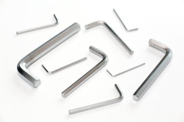 beyaz zemin üzerine grup onaltılık tuşları