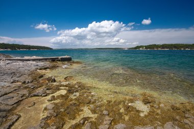 Hırvatistan, Istria. manzara sahil
