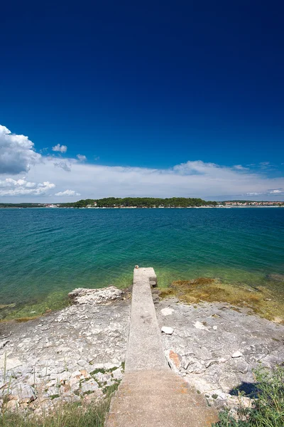 Croacia, Istria hermosa costa adriática — Foto de Stock