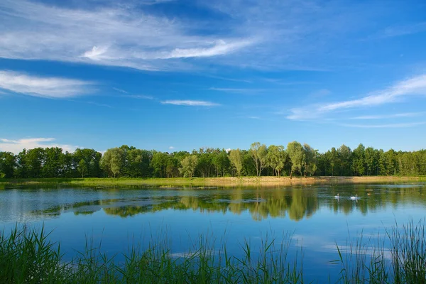 Uitzicht op het meer Pools — Stockfoto