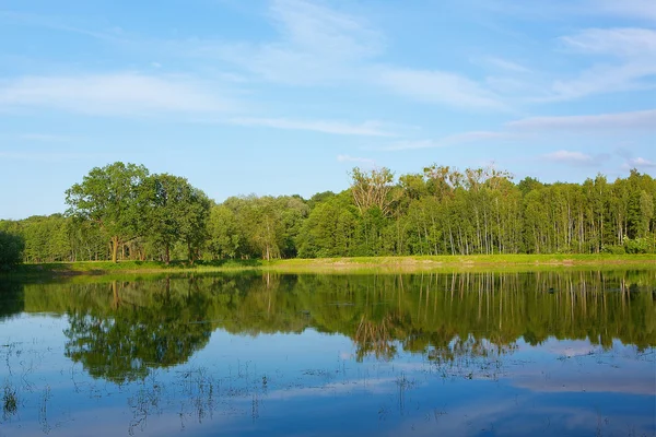 View of the Polish lake — Stock Photo, Image