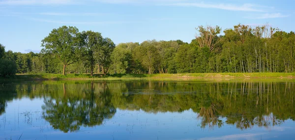 Panoramisch zicht op Pools lake — Stockfoto