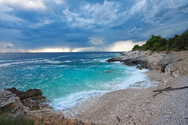 Croacia, Istria. Hermosa playa en Kamenjak — Foto de Stock