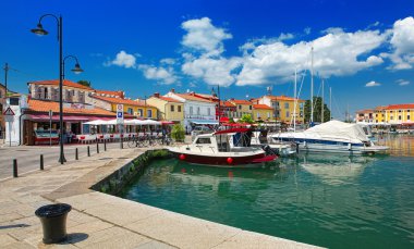 Hırvatistan, novigrad harbor.