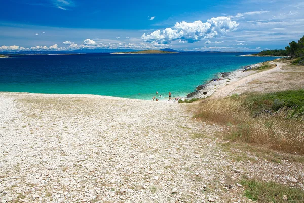 Croatia view of the blue coast. — Stock Photo, Image