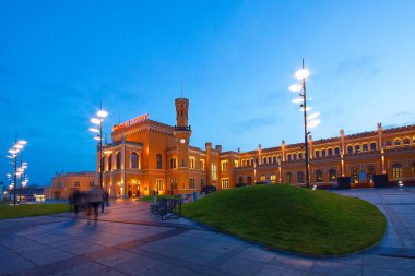 Wroclaw tarihi tren istasyonu