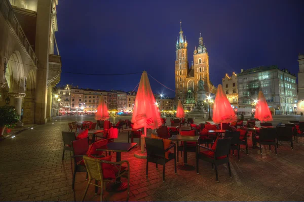 Plaza del Mercado Principal de Cracovia —  Fotos de Stock