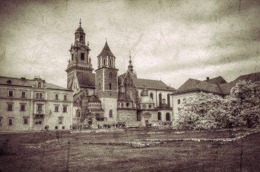Krakow wawel retro tarzı