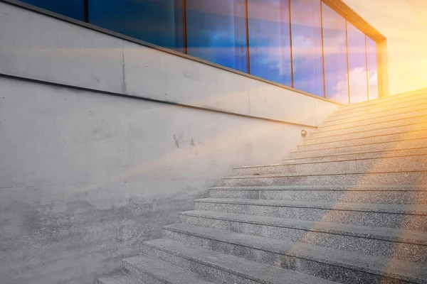 Modern concrete stairs — Stock Photo, Image