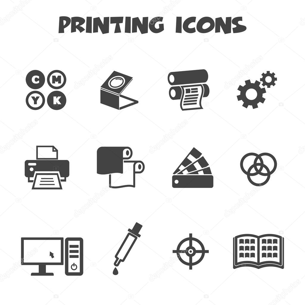 printing icons