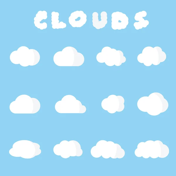 Nuages signe — Image vectorielle