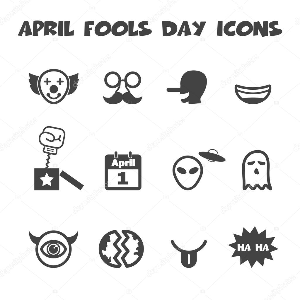 April fools day icons