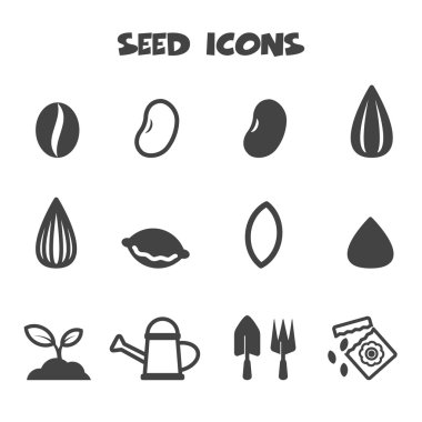 seed icons clipart