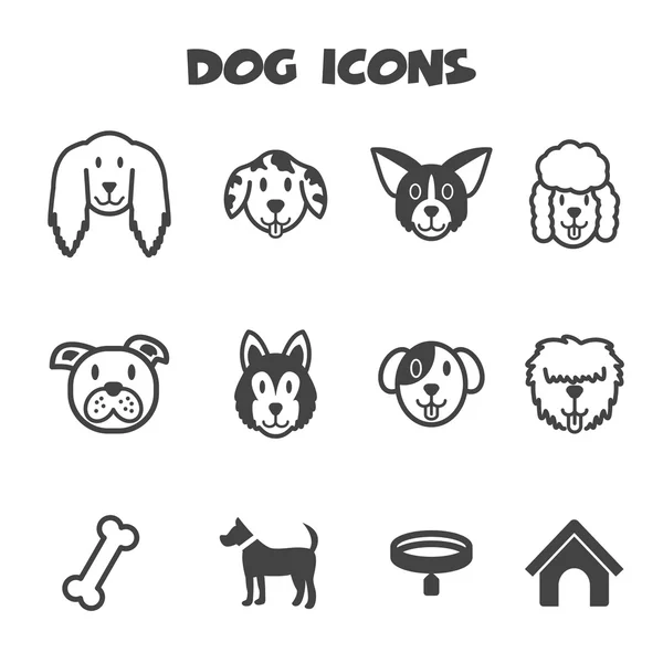 Iconos para perros — Vector de stock