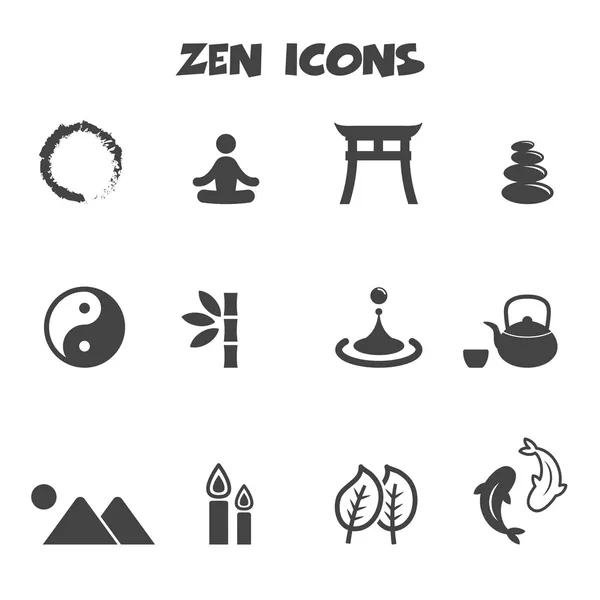 Zen-Symbole — Stockvektor