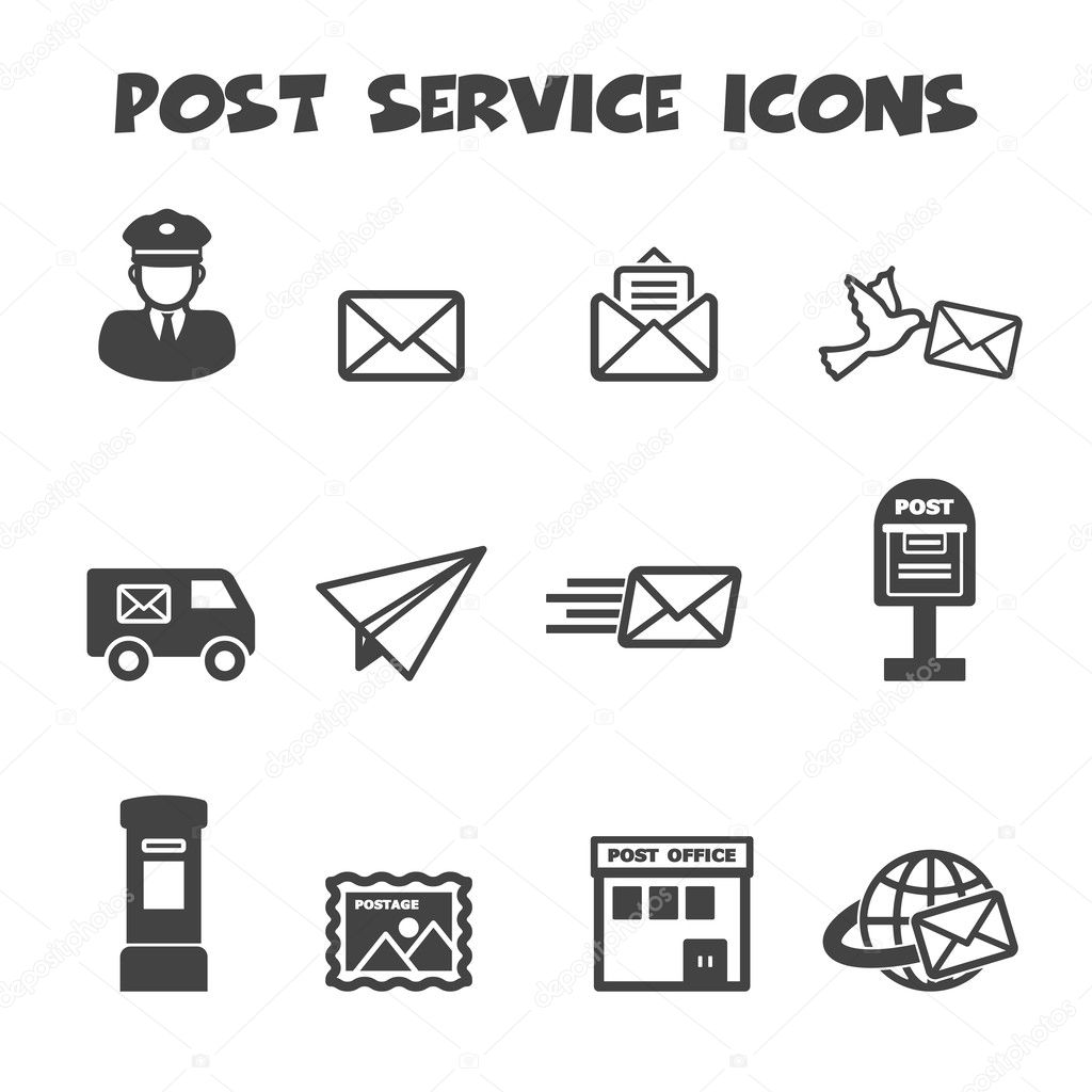 post service icons