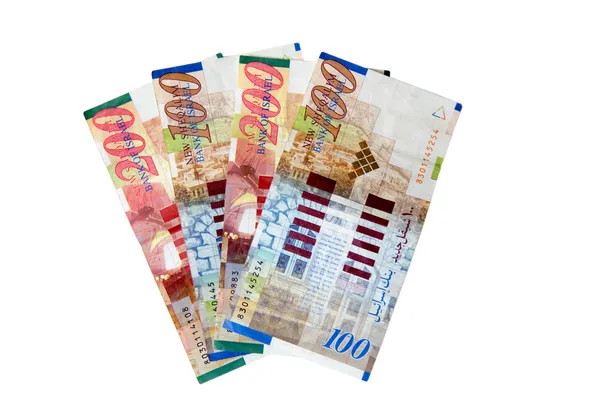 Banconote israeliane Immagine Stock