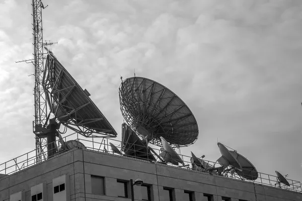 Satellites on roof