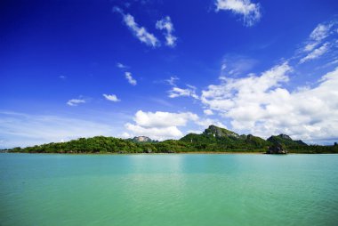 Deniz ve ada samui Tayland