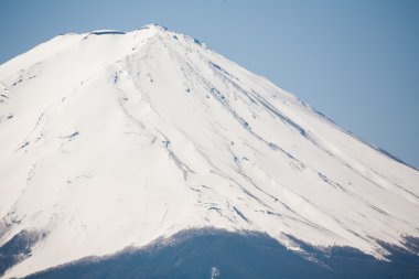 Fuji Dağı'nın tepesinden Japonya zoom