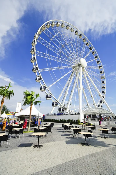 Øjne på malaysia-ferris hjul ved kuala lumpur, malaysia - Stock-foto