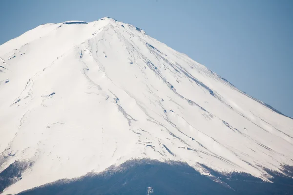 Zoom na szczycie mount fuji z Japonii — Zdjęcie stockowe