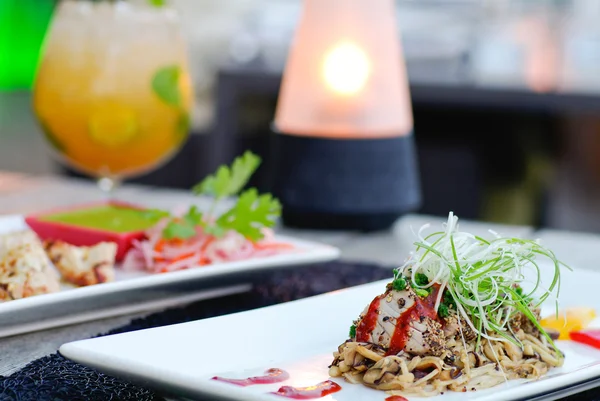 Ensalada de carne picada tailandesa — Foto de Stock