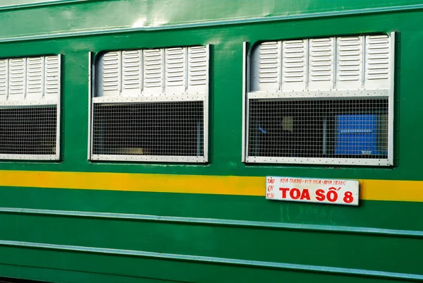 Fönstret på tåget — Stockfoto